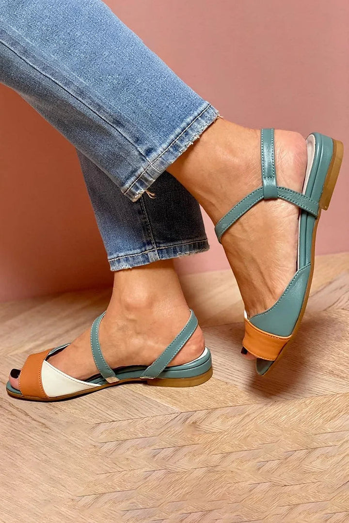 Casey - Color Block Sandals