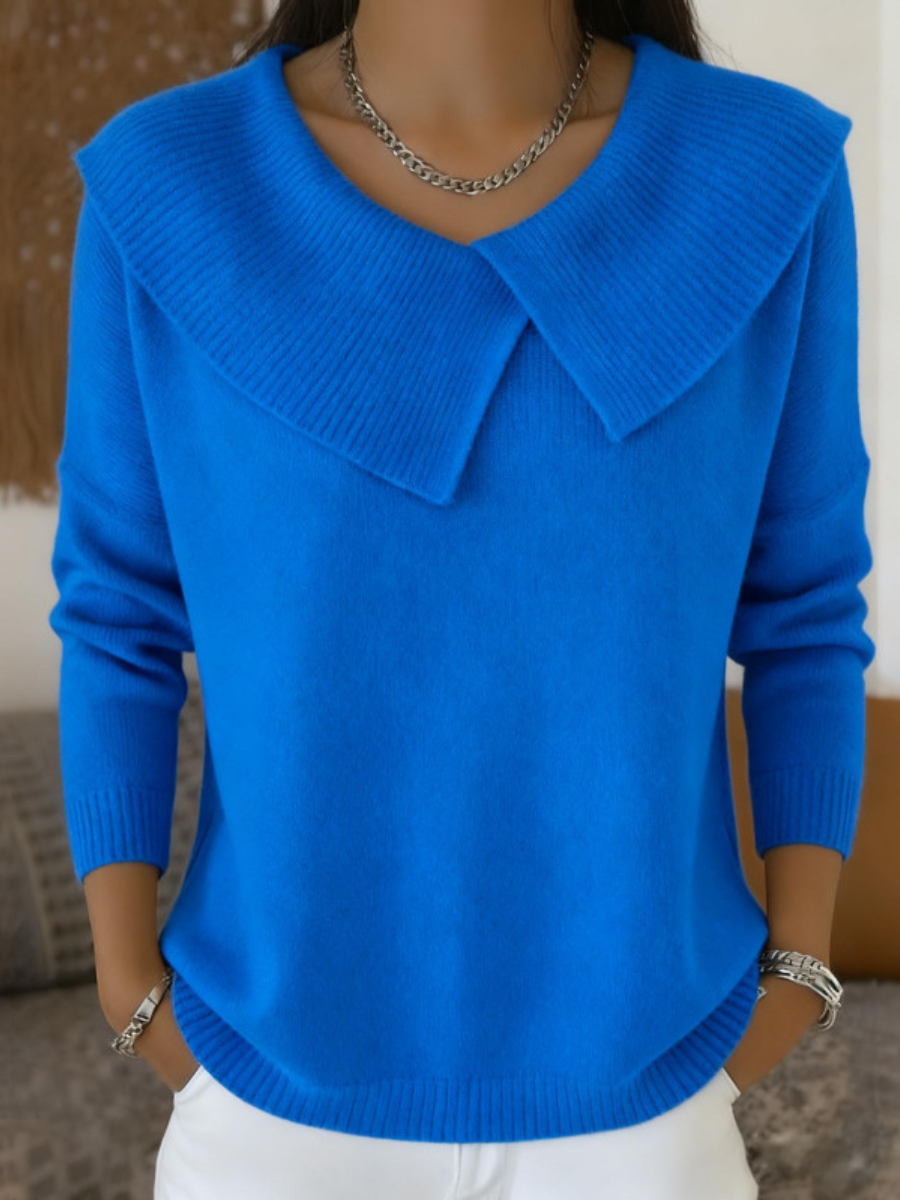Lucia™ | Warm Sweater with Soft Collar