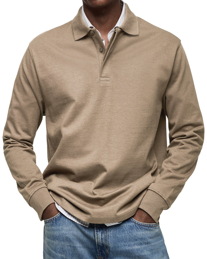 Richard™ | Casual Polo Shirt with Long Sleeves