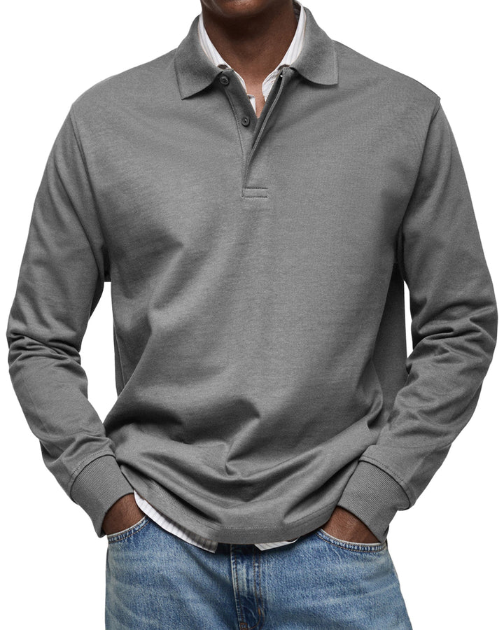 Richard™ | Casual Polo Shirt with Long Sleeves