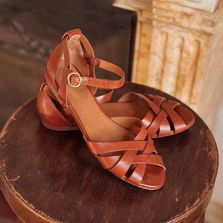 Alma - Strappy Flat Sandals