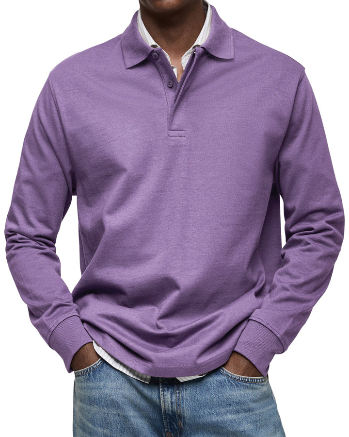 Richard™ | Casual Polo Shirt with Long Sleeves