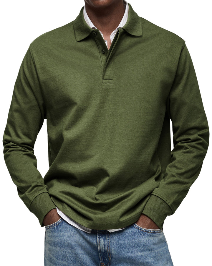 Richard™ | Casual Polo Shirt with Long Sleeves