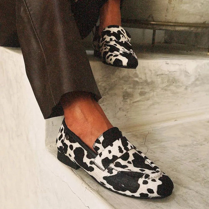 Brynn - Elegant Animal Print Loafers