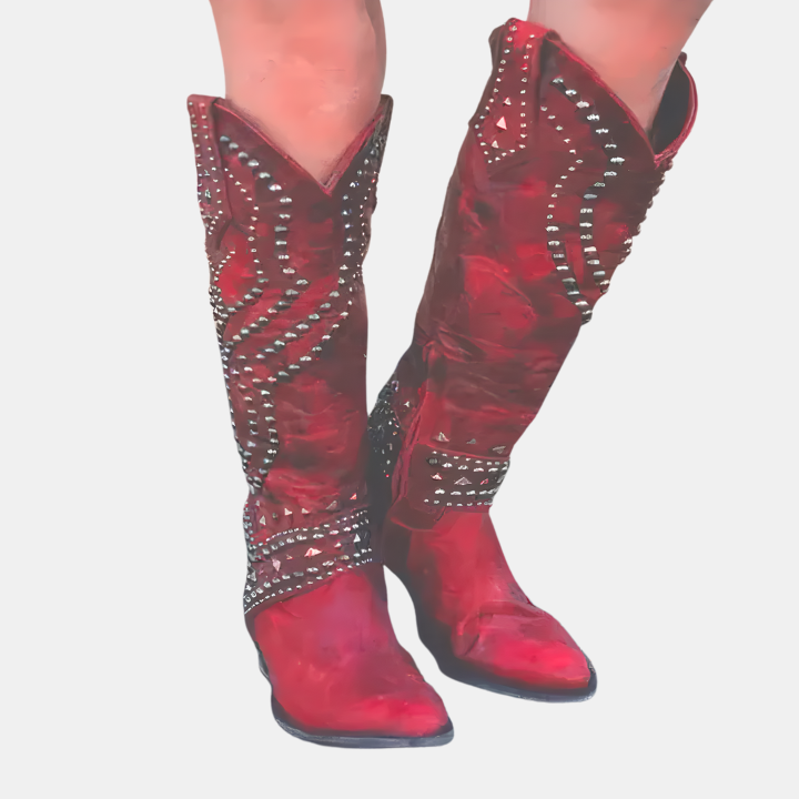 Alina | Western Knee-High Boots