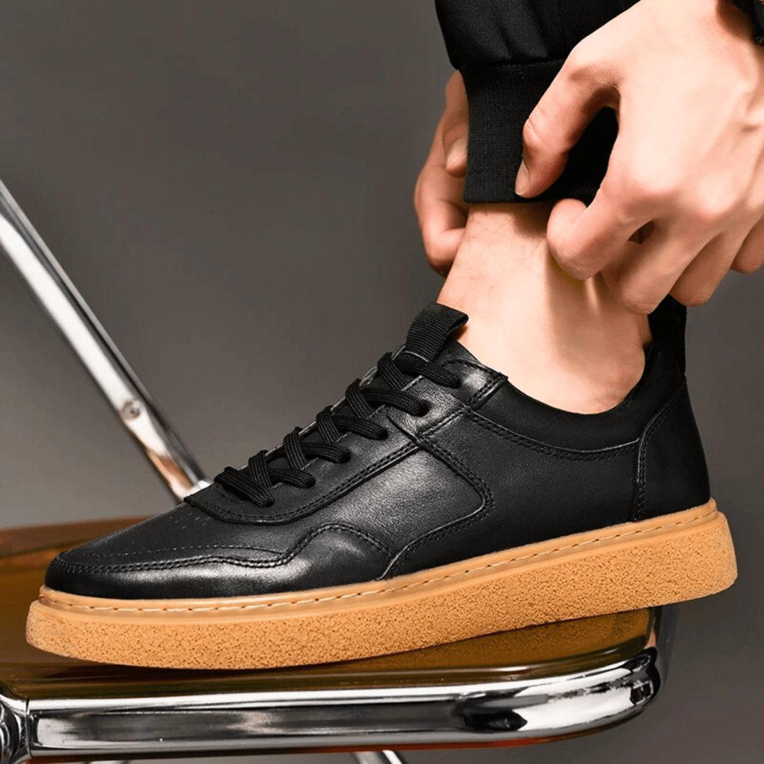 Designer Genuine Leather Sneakers