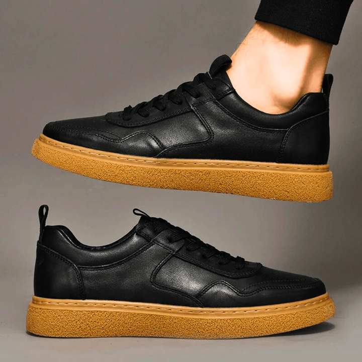 Designer Genuine Leather Sneakers