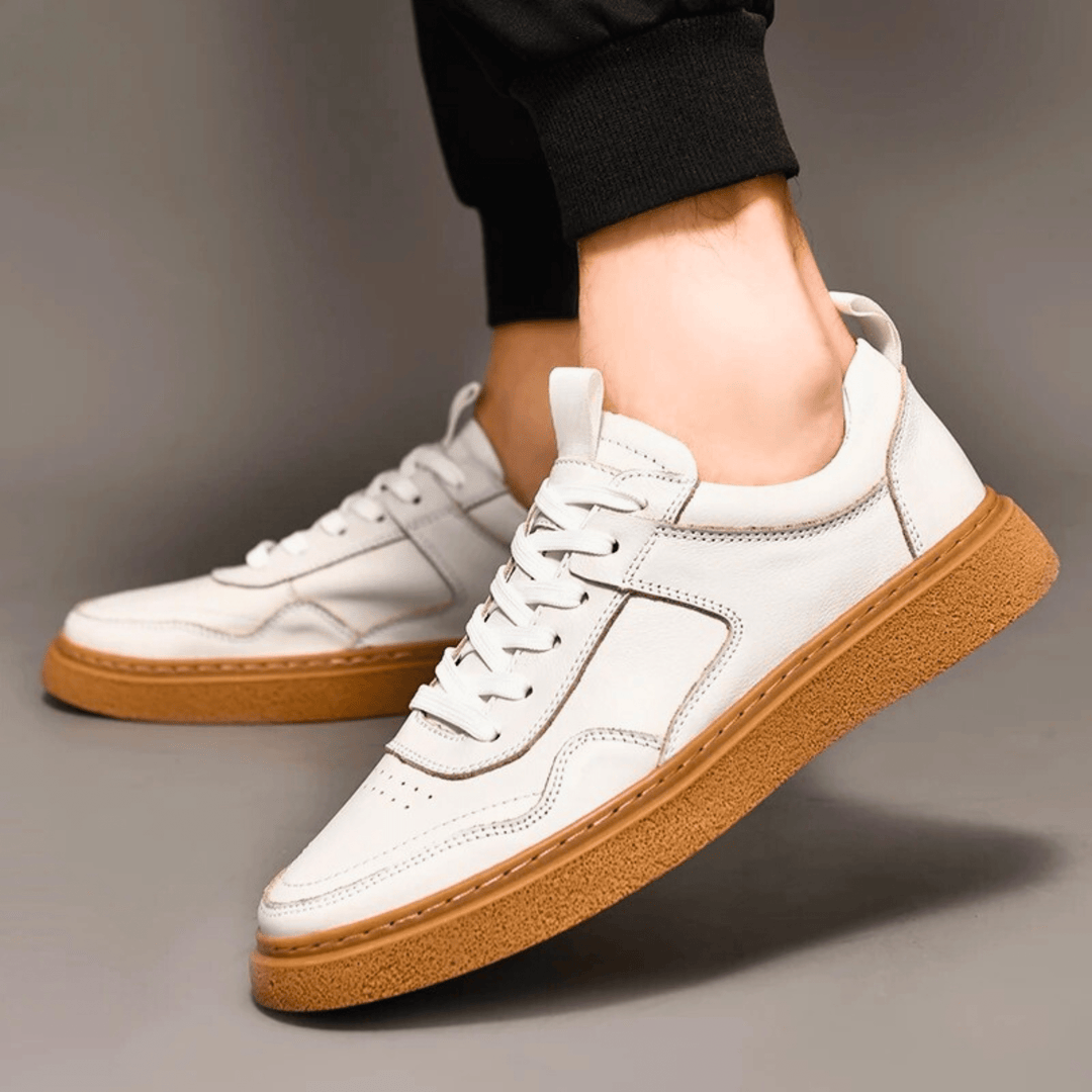 Designer Genuine Leather Sneakers
