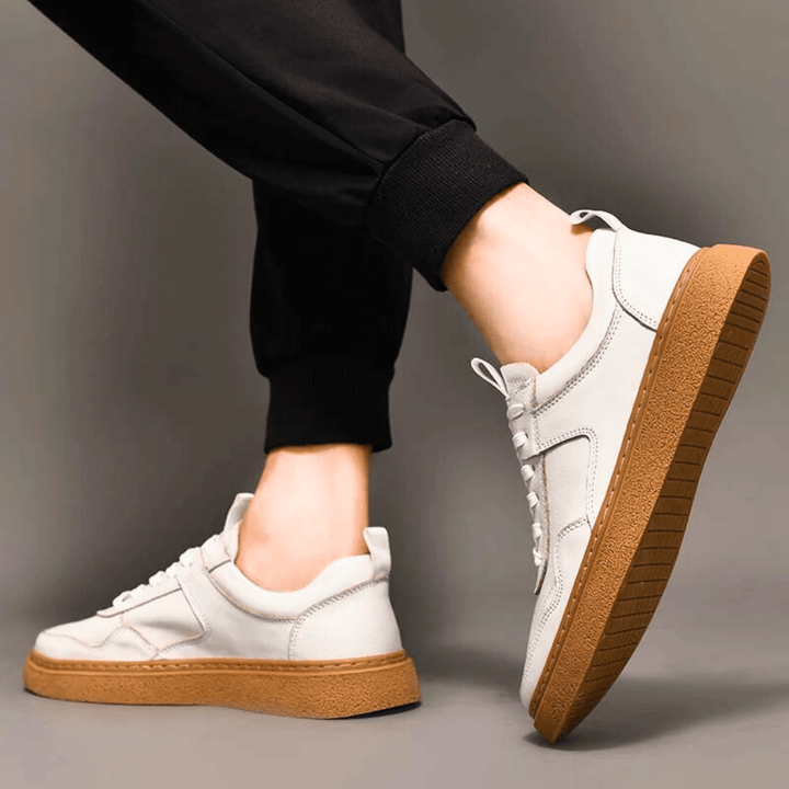 Designer Genuine Leather Sneakers