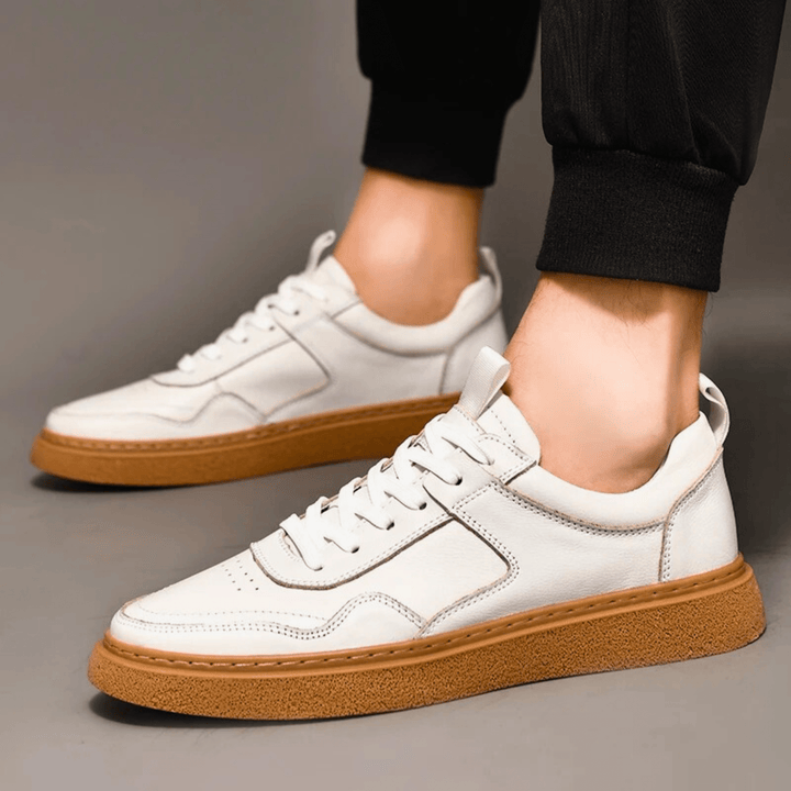 Designer Genuine Leather Sneakers