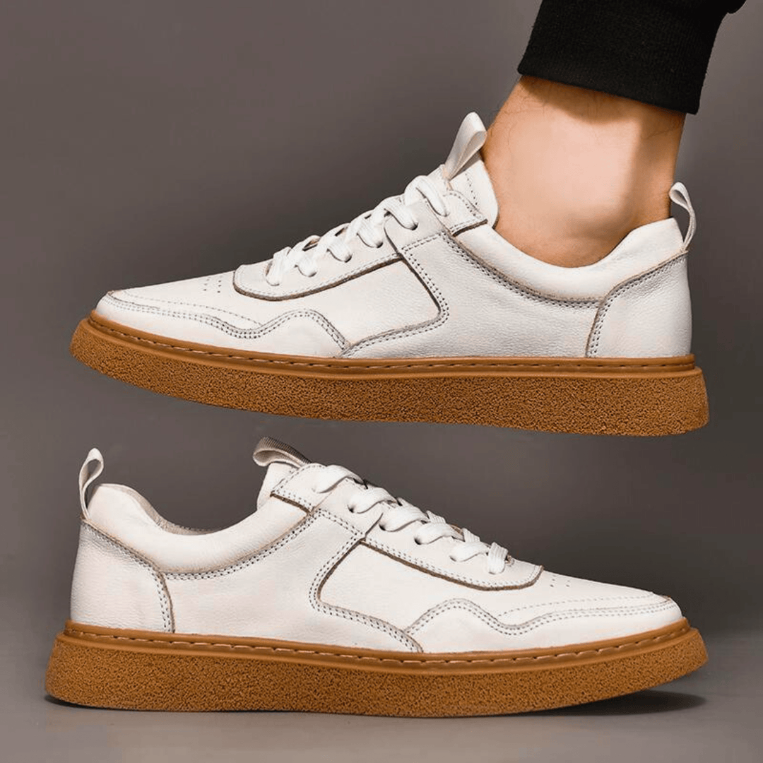 Designer Genuine Leather Sneakers