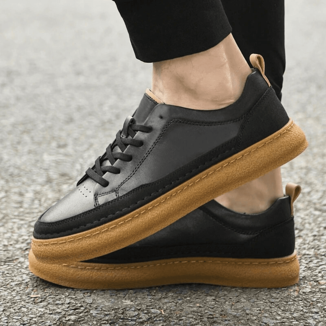 Italian Genuine Leather Sneakers