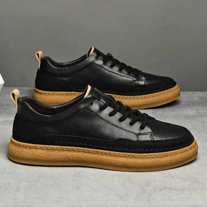 Italian Genuine Leather Sneakers