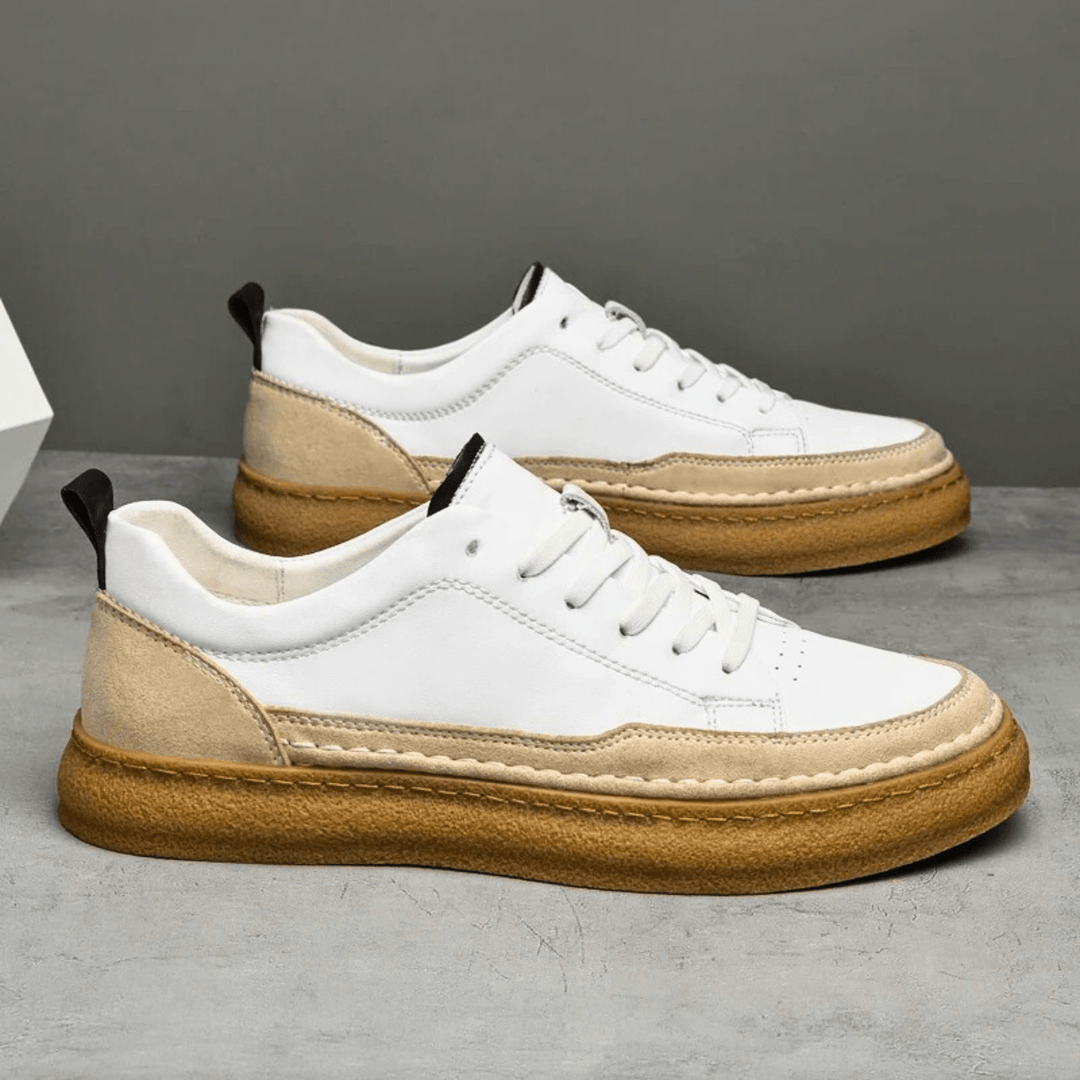 Italian Genuine Leather Sneakers
