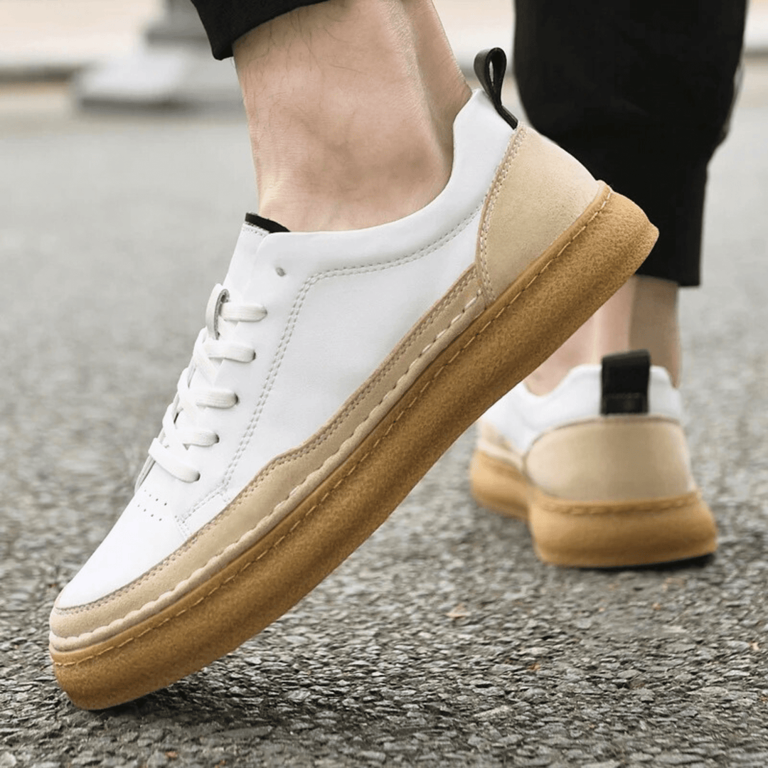 Italian Genuine Leather Sneakers