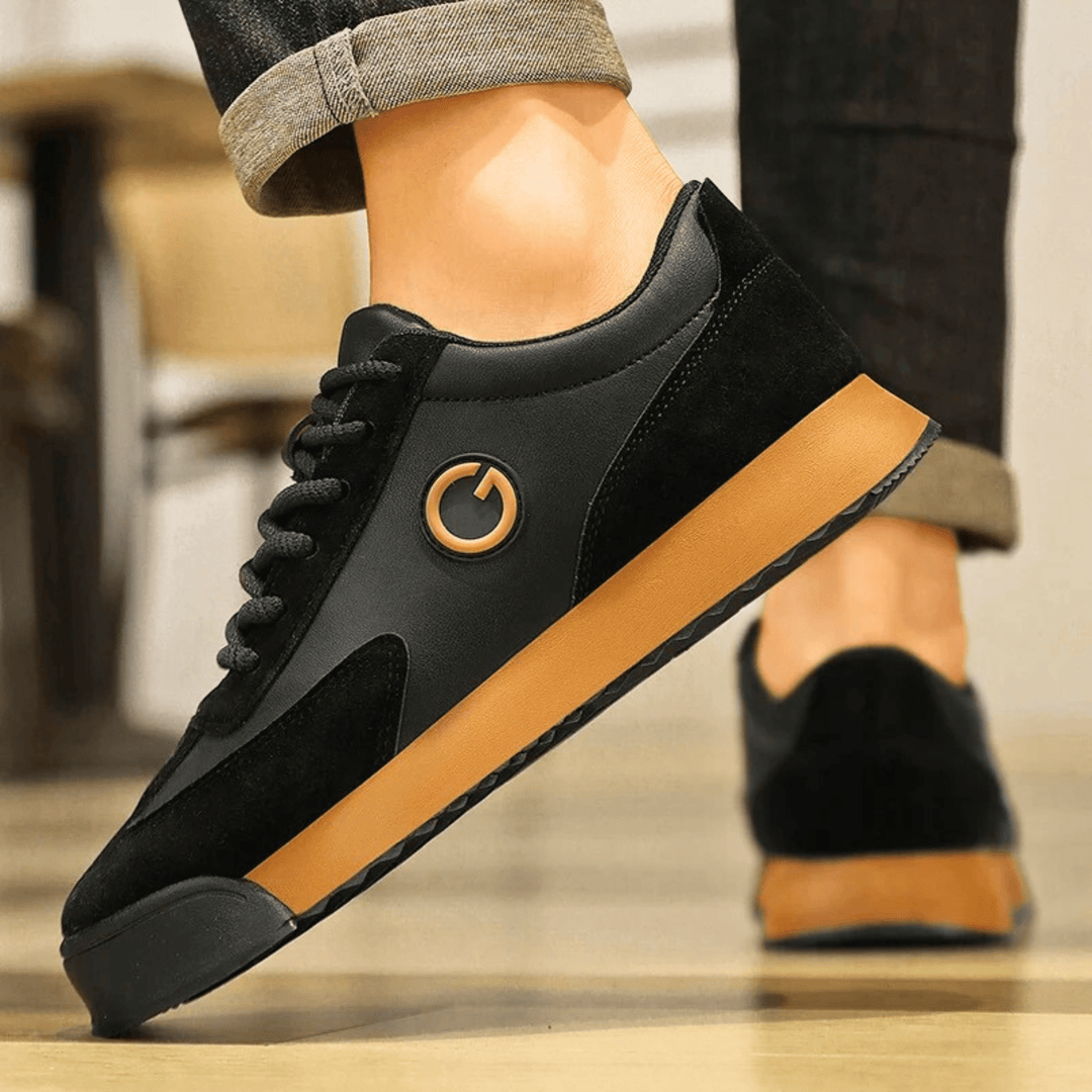 Retro Suede Leather Sneakers