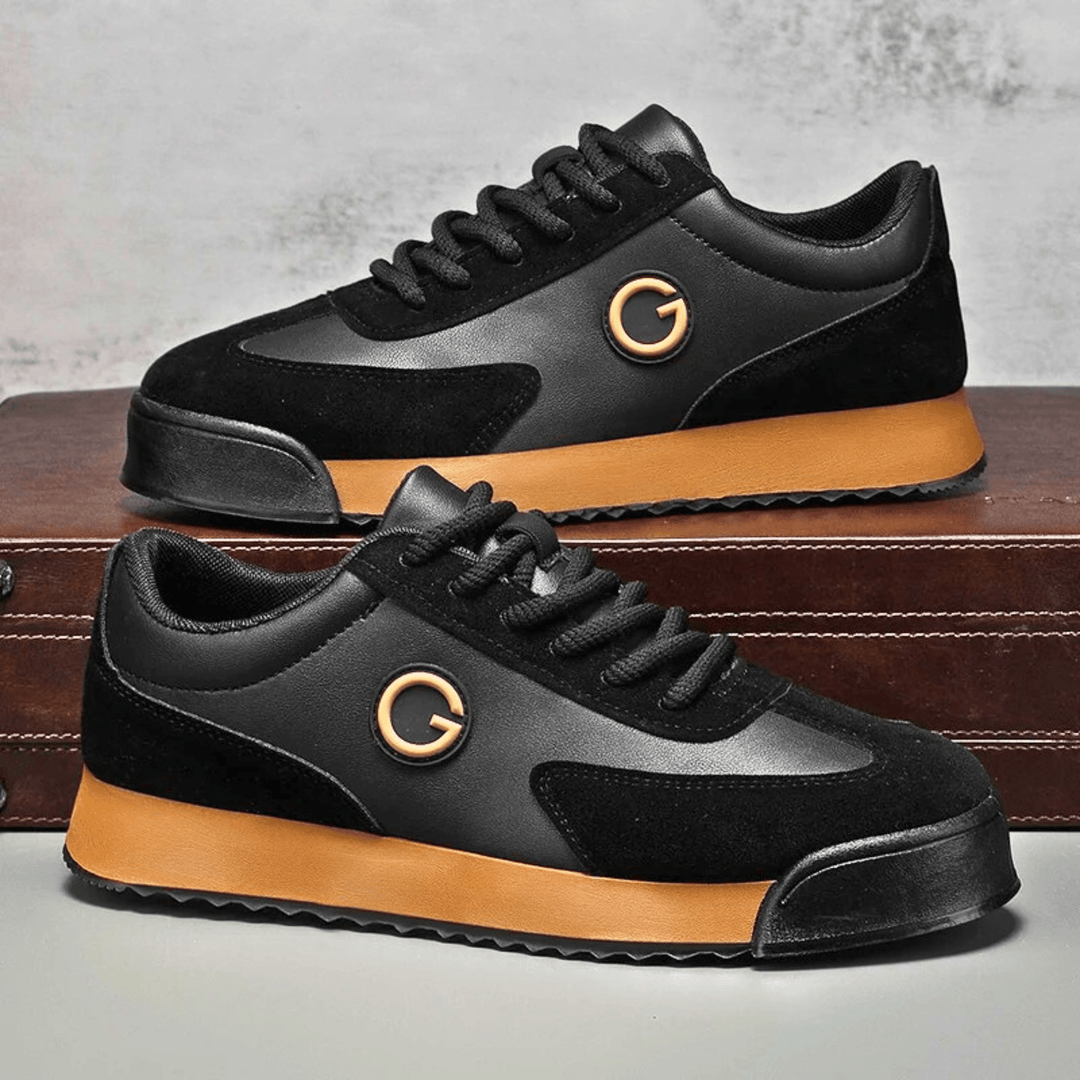 Retro Suede Leather Sneakers