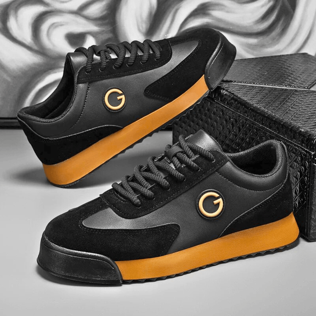 Retro Suede Leather Sneakers