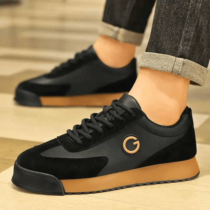 Retro Suede Leather Sneakers
