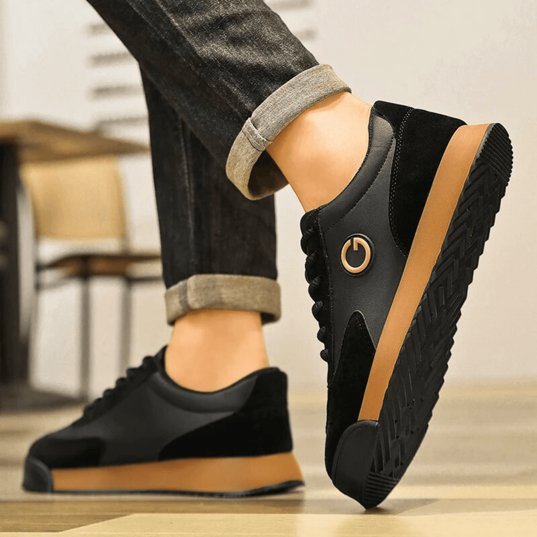 Retro Suede Leather Sneakers