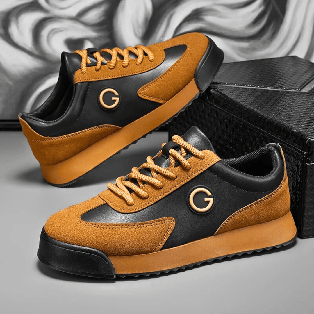 Retro Suede Leather Sneakers