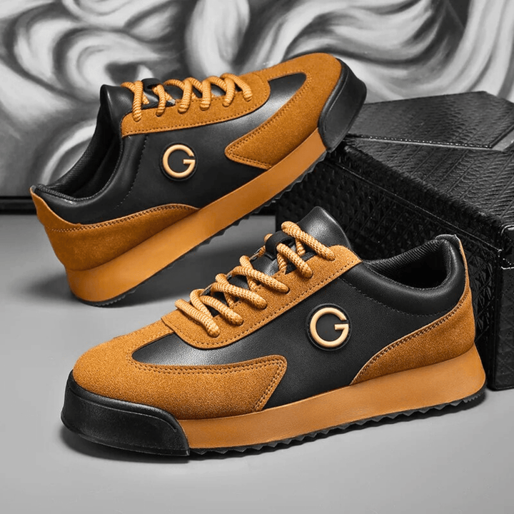 Retro Suede Leather Sneakers